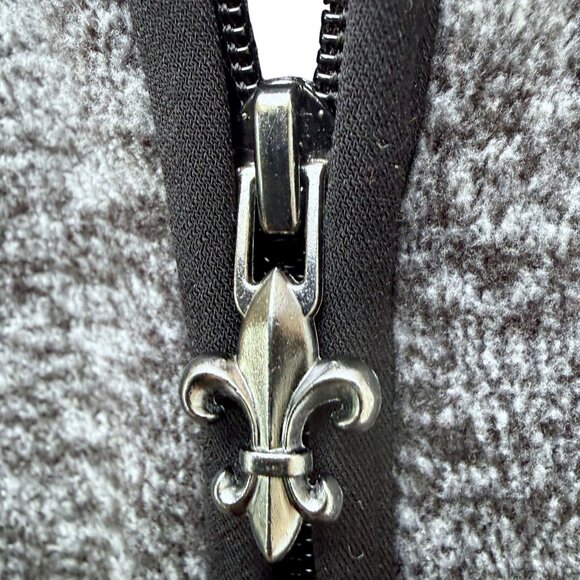 Susan Graver Fleece Vest XL Womens Zip Front Jacket Heather Gray Casual Cozy - Picture 8 of 9